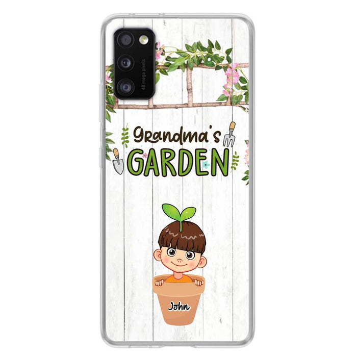 Custom Personalized Grandma's Garden Phone Case - Gift Idea For Grandma/ Mother's Day Gift - Up to 10 Kids - Case For iPhone And Samsung