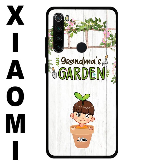 Custom Personalized Grandma's Garden Phone Case - Gift Idea For Grandma/ Mother's Day Gift - Up to 10 Kids - Case for Xiaomi/Oppo/Huawei