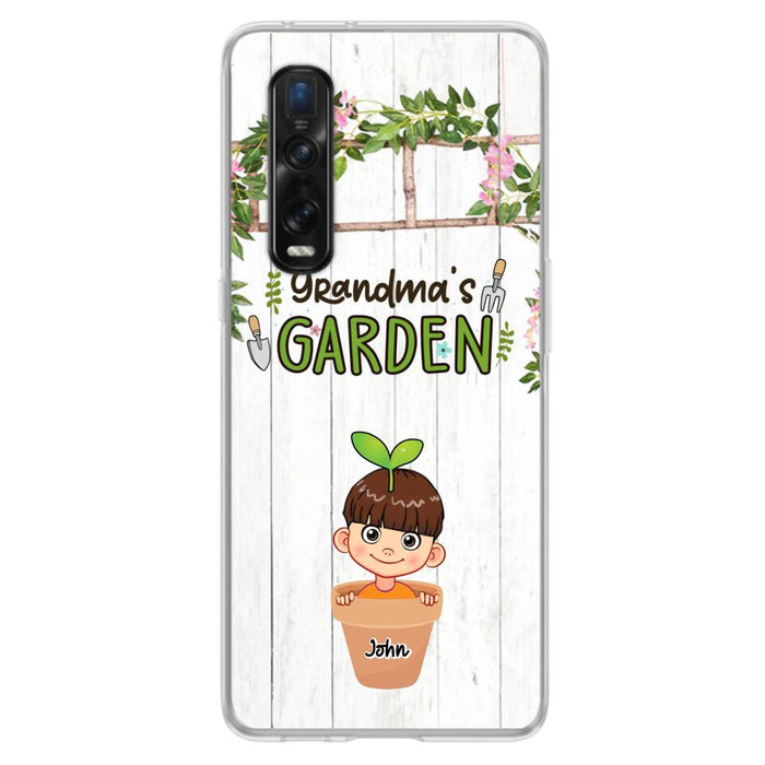 Custom Personalized Grandma's Garden Phone Case - Gift Idea For Grandma/ Mother's Day Gift - Up to 10 Kids - Case for Xiaomi/Oppo/Huawei