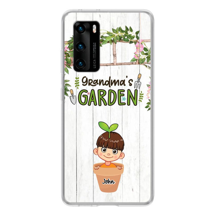 Custom Personalized Grandma's Garden Phone Case - Gift Idea For Grandma/ Mother's Day Gift - Up to 10 Kids - Case for Xiaomi/Oppo/Huawei