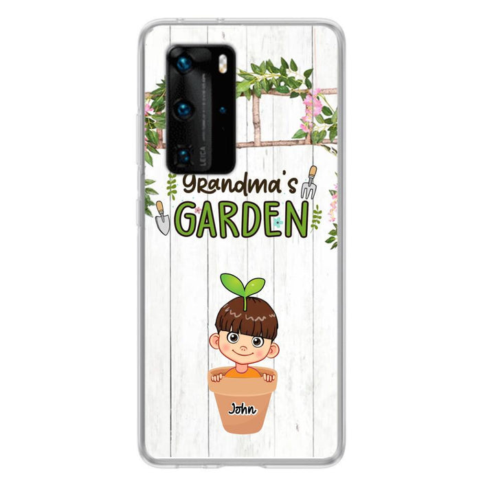 Custom Personalized Grandma's Garden Phone Case - Gift Idea For Grandma/ Mother's Day Gift - Up to 10 Kids - Case for Xiaomi/Oppo/Huawei