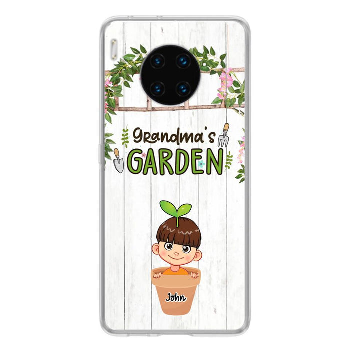 Custom Personalized Grandma's Garden Phone Case - Gift Idea For Grandma/ Mother's Day Gift - Up to 10 Kids - Case for Xiaomi/Oppo/Huawei