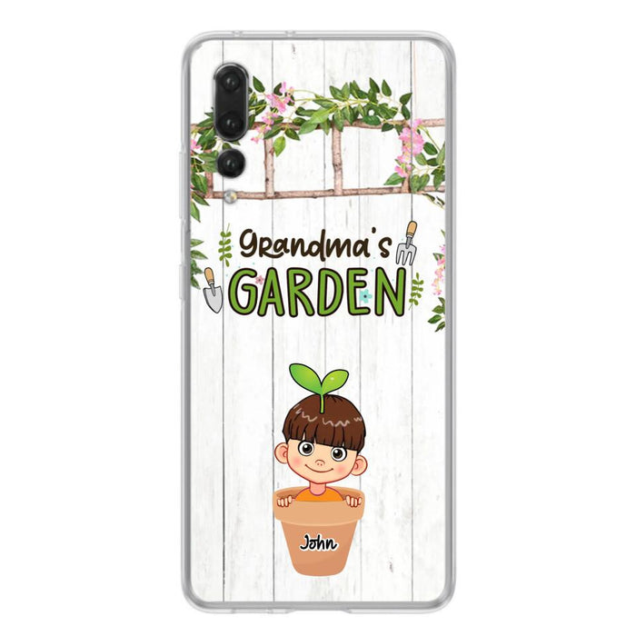 Custom Personalized Grandma's Garden Phone Case - Gift Idea For Grandma/ Mother's Day Gift - Up to 10 Kids - Case for Xiaomi/Oppo/Huawei