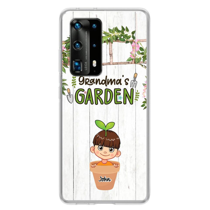 Custom Personalized Grandma's Garden Phone Case - Gift Idea For Grandma/ Mother's Day Gift - Up to 10 Kids - Case for Xiaomi/Oppo/Huawei