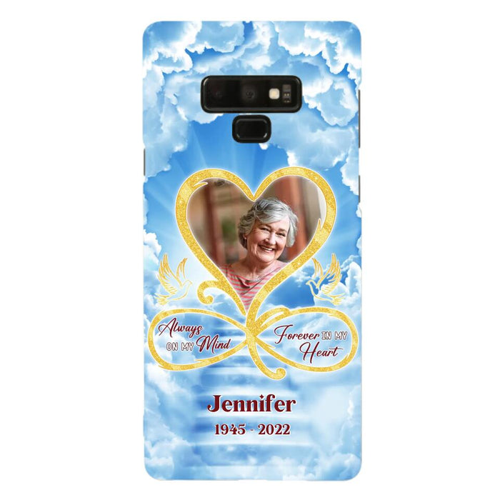 Custom Personalized Memorial Dog Phone Case - Upload Photo - Memorial Gift Idea For Dog Owners/ Dog Lovers - Your Wings Were Ready But My Heart Was Not - Case for iPhone/Samsung