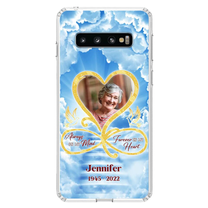 Custom Personalized Memorial Dog Phone Case - Upload Photo - Memorial Gift Idea For Dog Owners/ Dog Lovers - Your Wings Were Ready But My Heart Was Not - Case for iPhone/Samsung