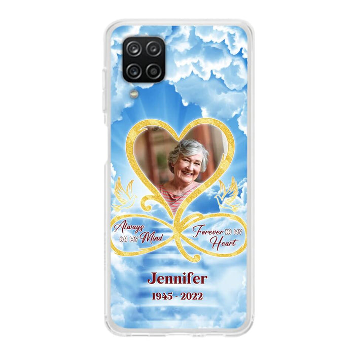 Custom Personalized Memorial Dog Phone Case - Upload Photo - Memorial Gift Idea For Dog Owners/ Dog Lovers - Your Wings Were Ready But My Heart Was Not - Case for iPhone/Samsung