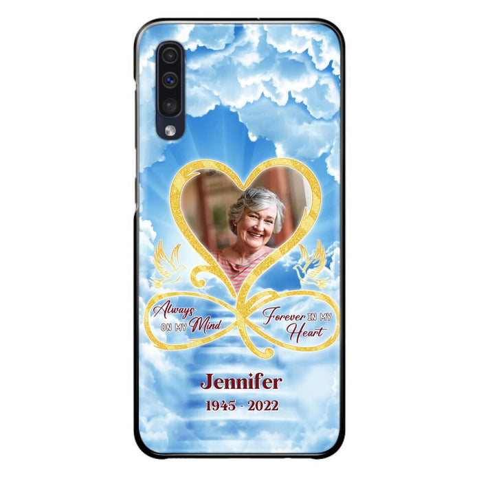 Custom Personalized Memorial Dog Phone Case - Upload Photo - Memorial Gift Idea For Dog Owners/ Dog Lovers - Your Wings Were Ready But My Heart Was Not - Case for iPhone/Samsung