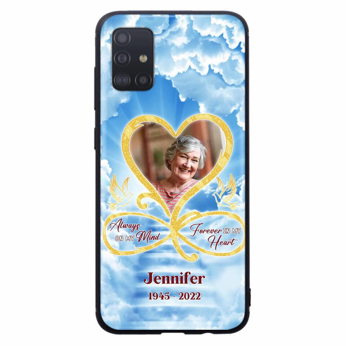 Custom Personalized Memorial Dog Phone Case - Upload Photo - Memorial Gift Idea For Dog Owners/ Dog Lovers - Your Wings Were Ready But My Heart Was Not - Case for iPhone/Samsung