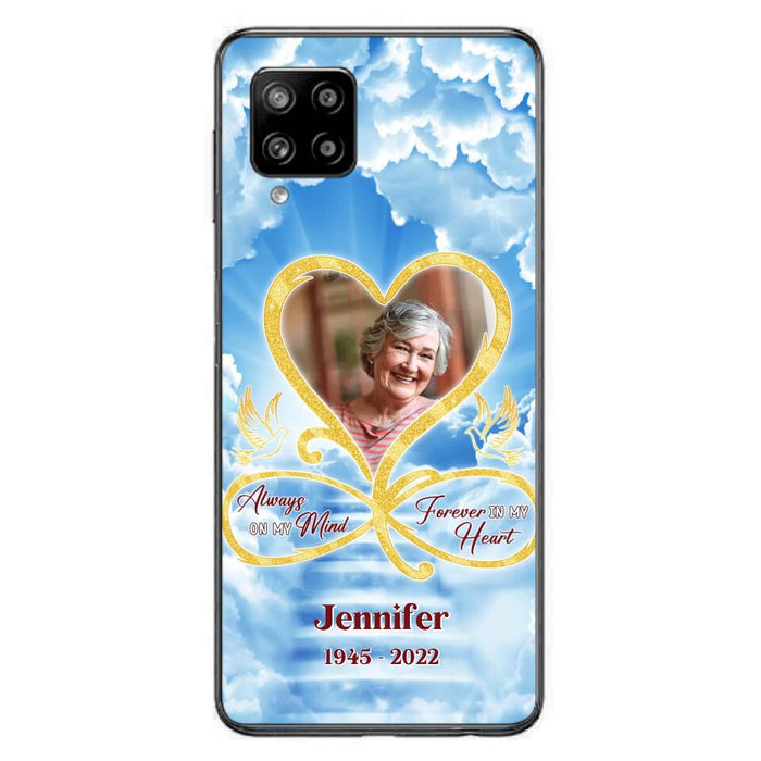 Custom Personalized Memorial Dog Phone Case - Upload Photo - Memorial Gift Idea For Dog Owners/ Dog Lovers - Your Wings Were Ready But My Heart Was Not - Case for iPhone/Samsung