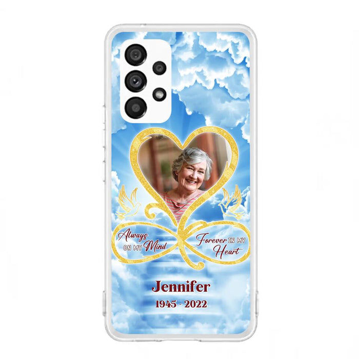 Custom Personalized Memorial Dog Phone Case - Upload Photo - Memorial Gift Idea For Dog Owners/ Dog Lovers - Your Wings Were Ready But My Heart Was Not - Case for iPhone/Samsung