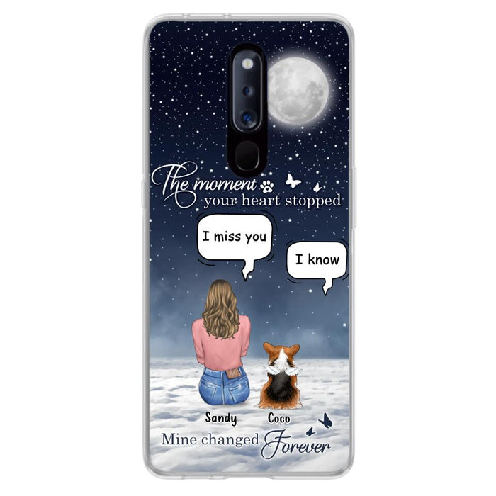 Custom Personalized Memorial Pet Phone Case - Memorial Gift Idea For Dog Owners/Mother's Day - The Moment Your Heart Stopped Mine Changed Forever - Case for Xiaomi/Huawei/Oppo