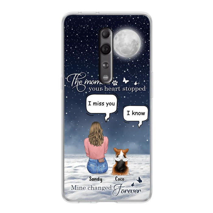 Custom Personalized Memorial Pet Phone Case - Memorial Gift Idea For Dog Owners/Mother's Day - The Moment Your Heart Stopped Mine Changed Forever - Case for Xiaomi/Huawei/Oppo