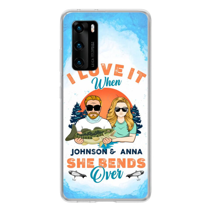 Custom Personalized Fishing Couple Phone Case - Gift Idea For Couple/ Gift To Him/ Her/ Fishing Lover - Case For Xiaomi/ Oppo/ Huawei