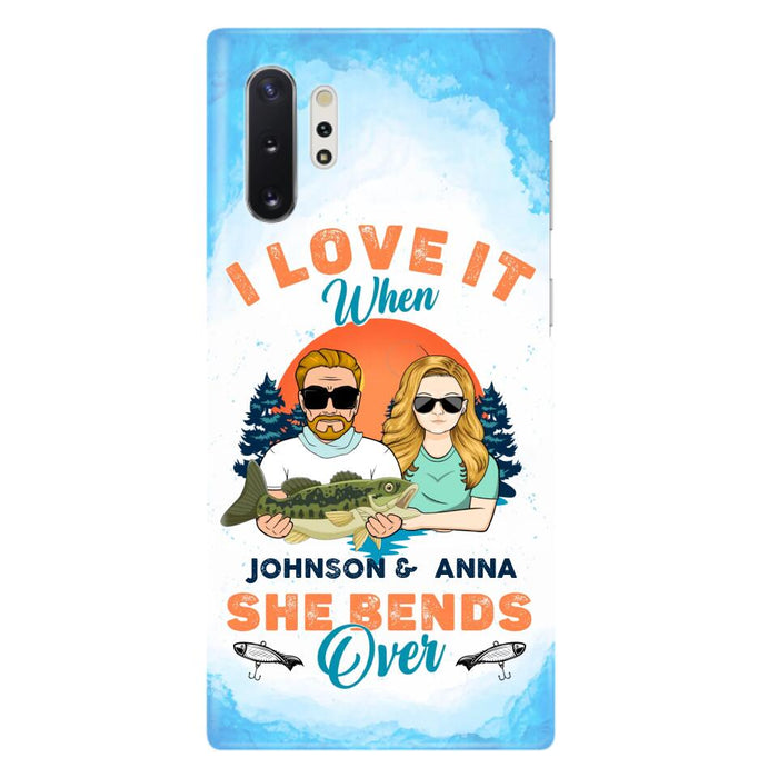 Custom Personalized Fishing Couple Phone Case - Gift Idea For Couple/ Gift To Him/ Her/ Fishing Lover  - Case For iPhone/Samsung