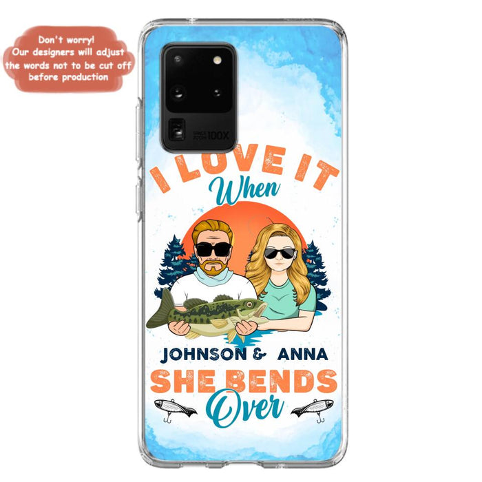 Custom Personalized Fishing Couple Phone Case - Gift Idea For Couple/ Gift To Him/ Her/ Fishing Lover  - Case For iPhone/Samsung