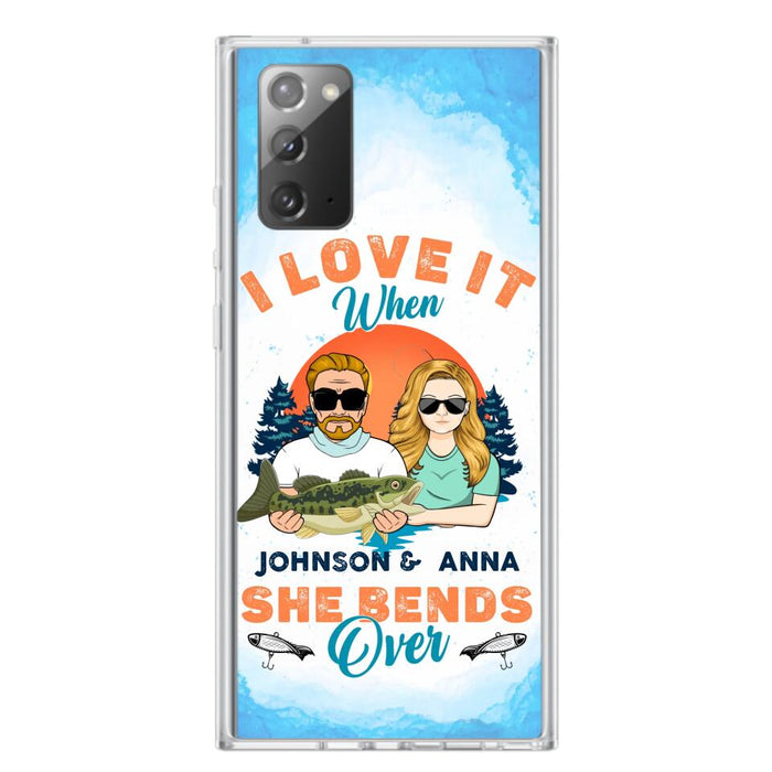 Custom Personalized Fishing Couple Phone Case - Gift Idea For Couple/ Gift To Him/ Her/ Fishing Lover  - Case For iPhone/Samsung