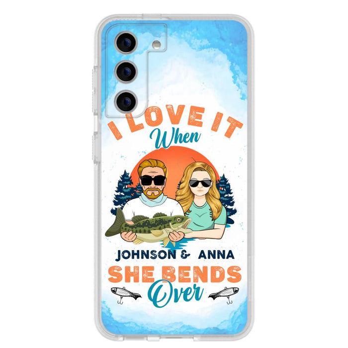 Custom Personalized Fishing Couple Phone Case - Gift Idea For Couple/ Gift To Him/ Her/ Fishing Lover  - Case For iPhone/Samsung