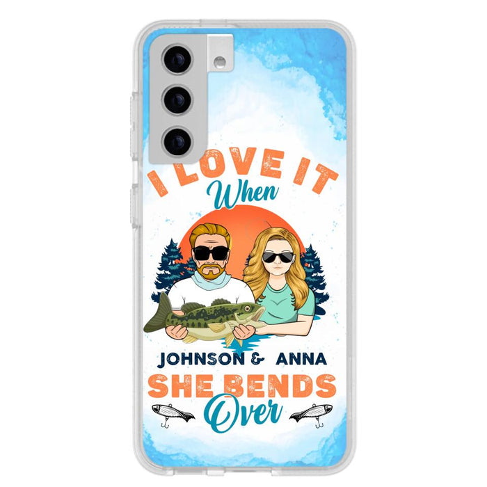 Custom Personalized Fishing Couple Phone Case - Gift Idea For Couple/ Gift To Him/ Her/ Fishing Lover  - Case For iPhone/Samsung