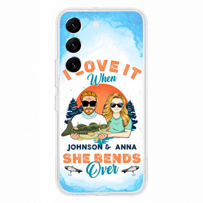 Custom Personalized Fishing Couple Phone Case - Gift Idea For Couple/ Gift To Him/ Her/ Fishing Lover  - Case For iPhone/Samsung