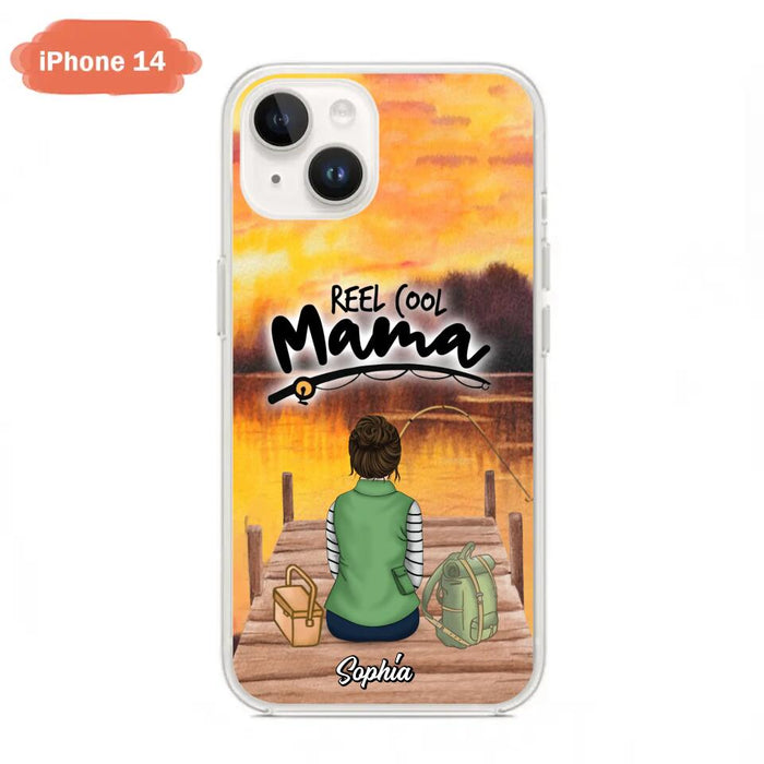 Custom Personalized Fishing Mom Phone Case - Mother's Day Gift Idea For Fishing Lovers - Reel Cool Mama - Case for iPhone/Samsung