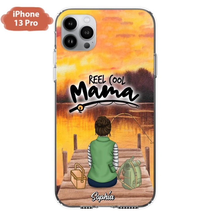 Custom Personalized Fishing Mom Phone Case - Mother's Day Gift Idea For Fishing Lovers - Reel Cool Mama - Case for iPhone/Samsung