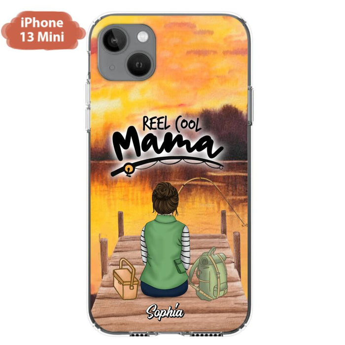 Custom Personalized Fishing Mom Phone Case - Mother's Day Gift Idea For Fishing Lovers - Reel Cool Mama - Case for iPhone/Samsung