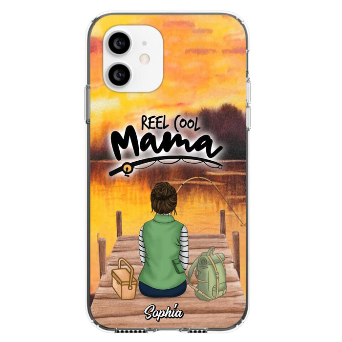 Custom Personalized Fishing Mom Phone Case - Mother's Day Gift Idea For Fishing Lovers - Reel Cool Mama - Case for iPhone/Samsung