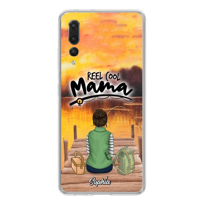 Custom Personalized Fishing Mom Phone Case - Mother's Day Gift Idea For Fishing Lovers - Reel Cool Mama - Case for Xiaomi/Huawei/Oppo