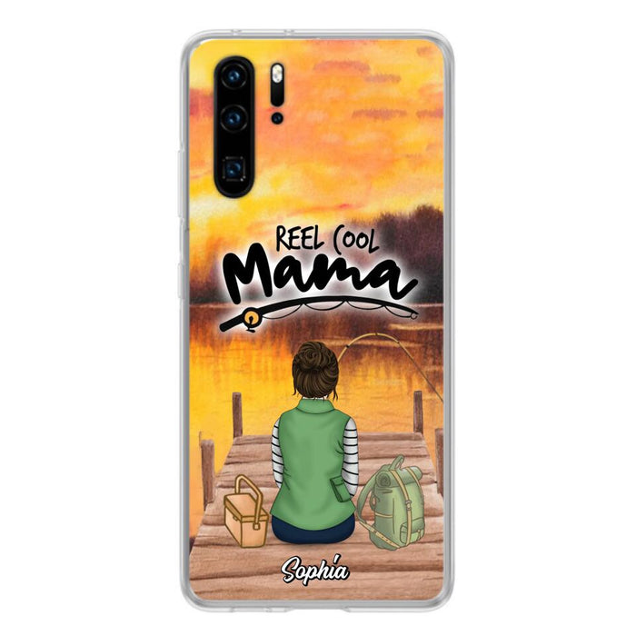 Custom Personalized Fishing Mom Phone Case - Mother's Day Gift Idea For Fishing Lovers - Reel Cool Mama - Case for Xiaomi/Huawei/Oppo