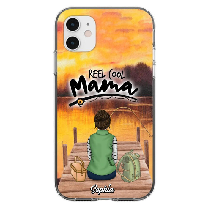 Custom Personalized Fishing Mom Phone Case - Mother's Day Gift Idea For Fishing Lovers - Reel Cool Mama - Case for iPhone/Samsung