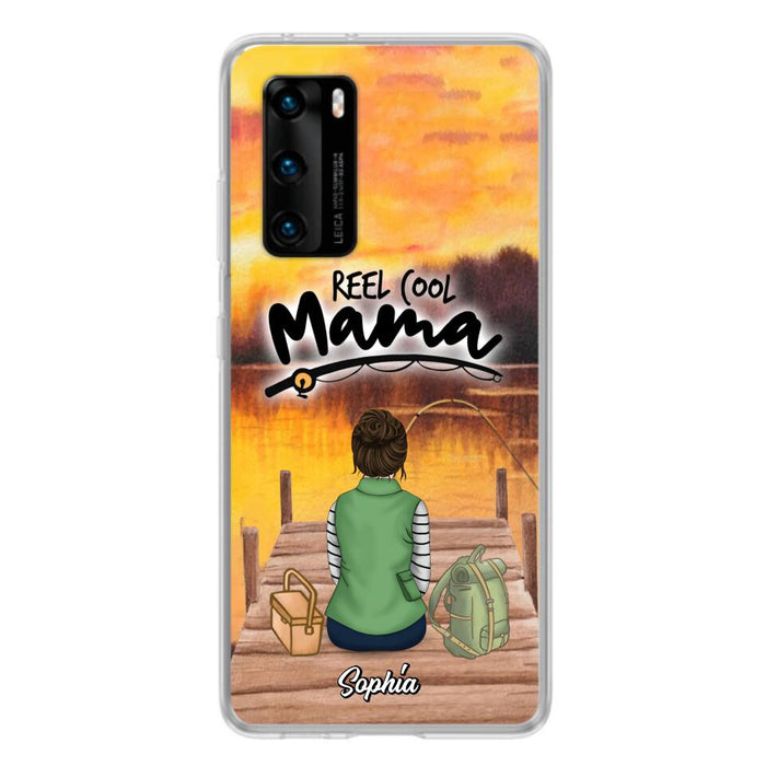 Custom Personalized Fishing Mom Phone Case - Mother's Day Gift Idea For Fishing Lovers - Reel Cool Mama - Case for Xiaomi/Huawei/Oppo