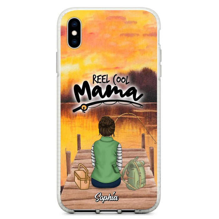 Custom Personalized Fishing Mom Phone Case - Mother's Day Gift Idea For Fishing Lovers - Reel Cool Mama - Case for iPhone/Samsung