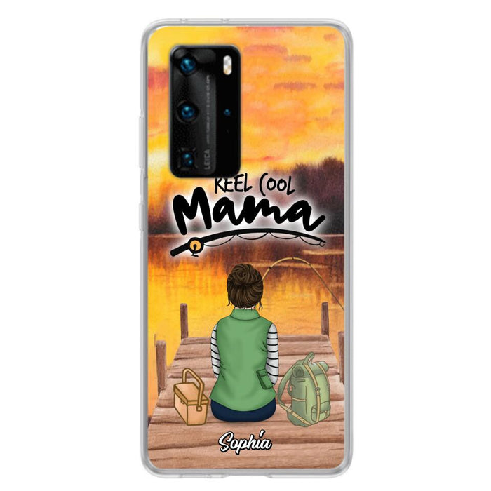 Custom Personalized Fishing Mom Phone Case - Mother's Day Gift Idea For Fishing Lovers - Reel Cool Mama - Case for Xiaomi/Huawei/Oppo