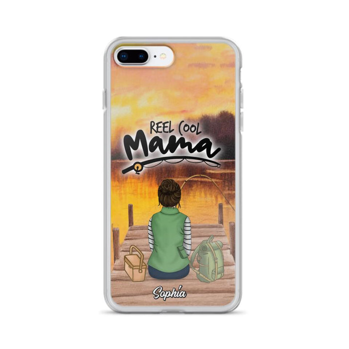 Custom Personalized Fishing Mom Phone Case - Mother's Day Gift Idea For Fishing Lovers - Reel Cool Mama - Case for iPhone/Samsung