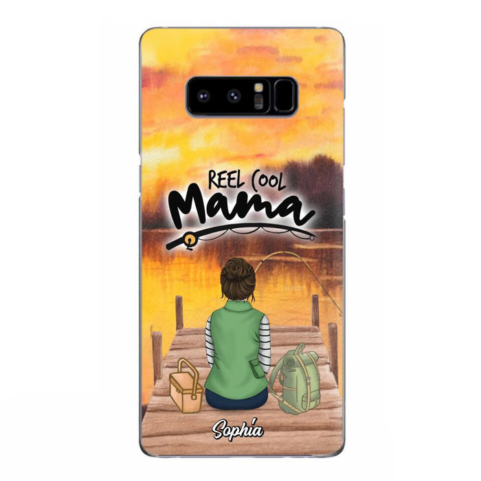 Custom Personalized Fishing Mom Phone Case - Mother's Day Gift Idea For Fishing Lovers - Reel Cool Mama - Case for iPhone/Samsung