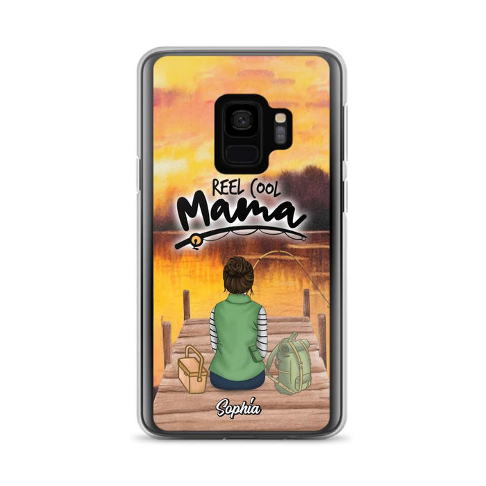 Custom Personalized Fishing Mom Phone Case - Mother's Day Gift Idea For Fishing Lovers - Reel Cool Mama - Case for iPhone/Samsung