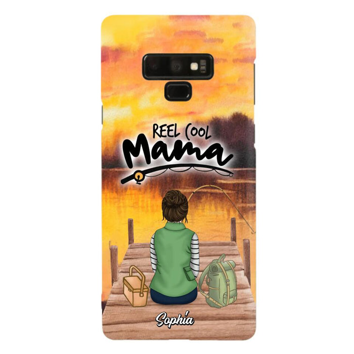 Custom Personalized Fishing Mom Phone Case - Mother's Day Gift Idea For Fishing Lovers - Reel Cool Mama - Case for iPhone/Samsung