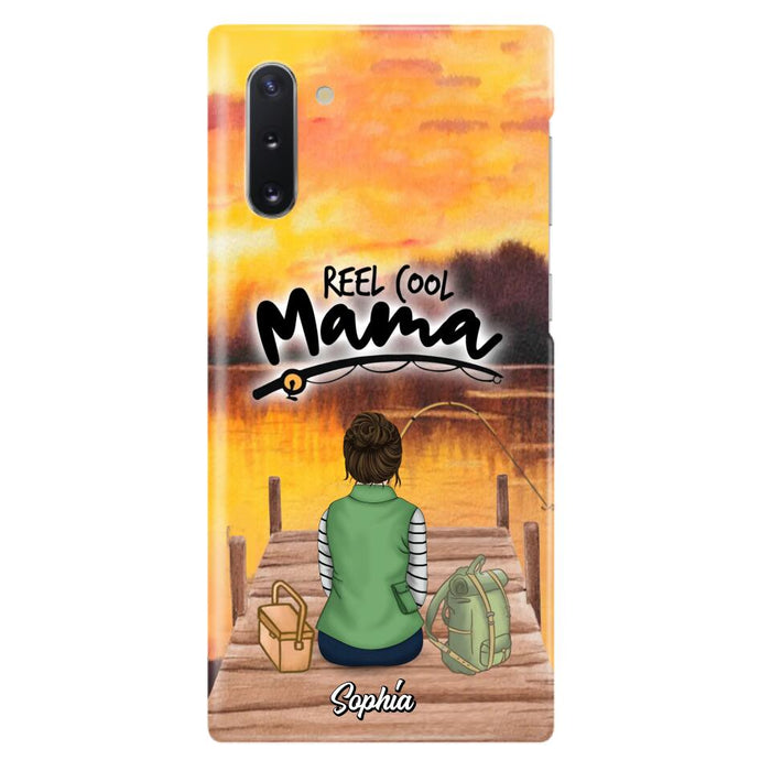 Custom Personalized Fishing Mom Phone Case - Mother's Day Gift Idea For Fishing Lovers - Reel Cool Mama - Case for iPhone/Samsung