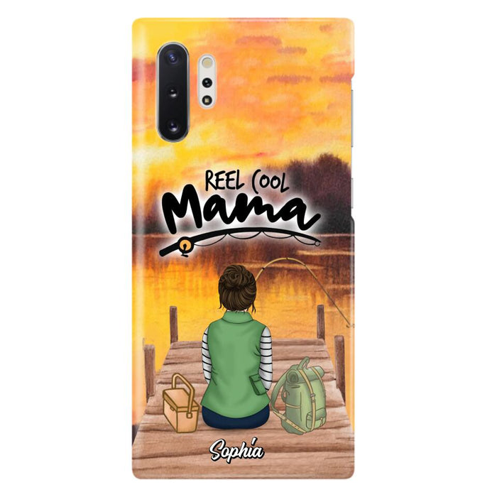 Custom Personalized Fishing Mom Phone Case - Mother's Day Gift Idea For Fishing Lovers - Reel Cool Mama - Case for iPhone/Samsung