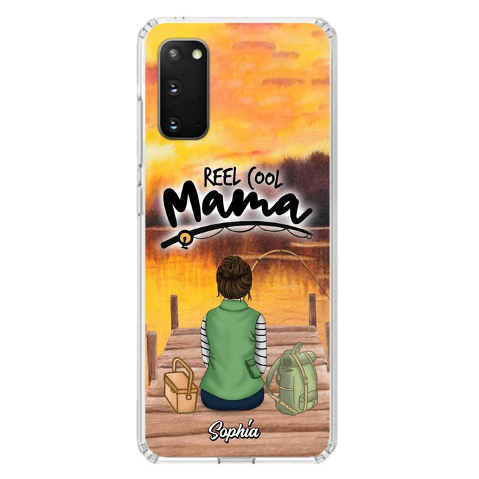 Custom Personalized Fishing Mom Phone Case - Mother's Day Gift Idea For Fishing Lovers - Reel Cool Mama - Case for iPhone/Samsung