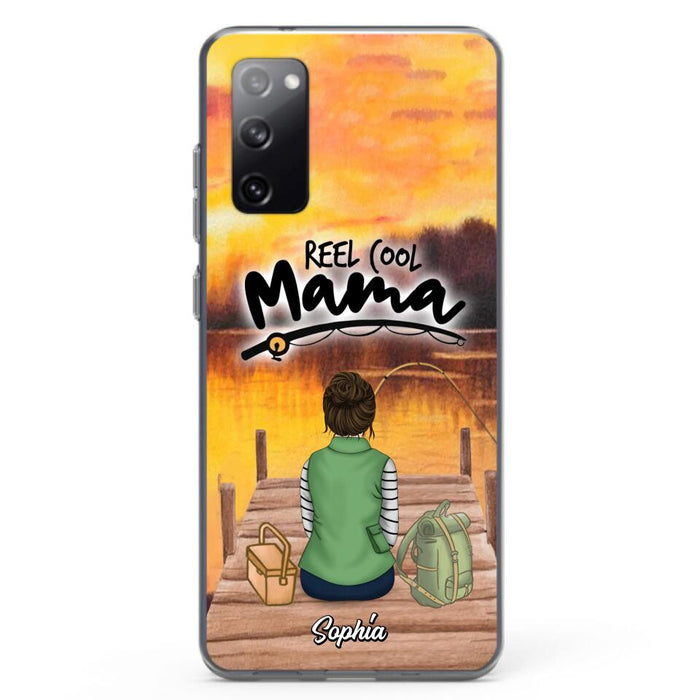 Custom Personalized Fishing Mom Phone Case - Mother's Day Gift Idea For Fishing Lovers - Reel Cool Mama - Case for iPhone/Samsung