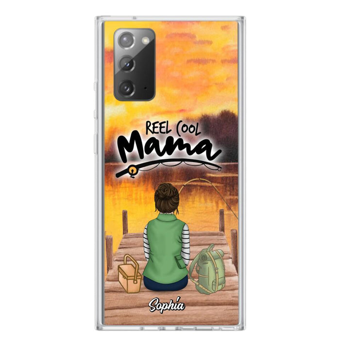 Custom Personalized Fishing Mom Phone Case - Mother's Day Gift Idea For Fishing Lovers - Reel Cool Mama - Case for iPhone/Samsung