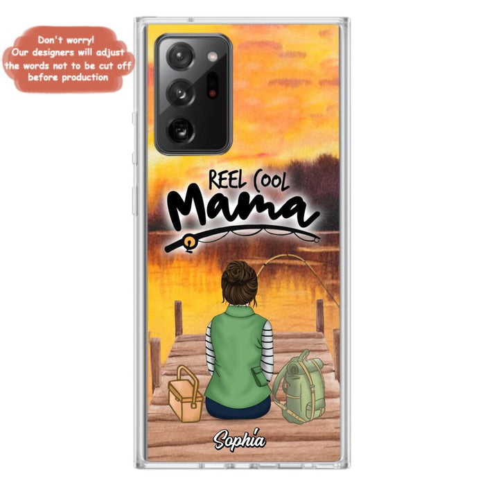 Custom Personalized Fishing Mom Phone Case - Mother's Day Gift Idea For Fishing Lovers - Reel Cool Mama - Case for iPhone/Samsung