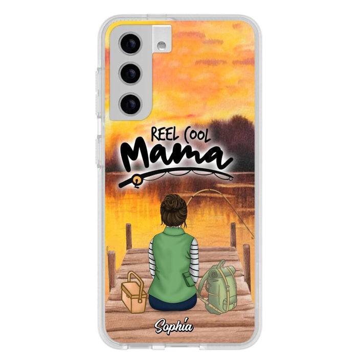 Custom Personalized Fishing Mom Phone Case - Mother's Day Gift Idea For Fishing Lovers - Reel Cool Mama - Case for iPhone/Samsung