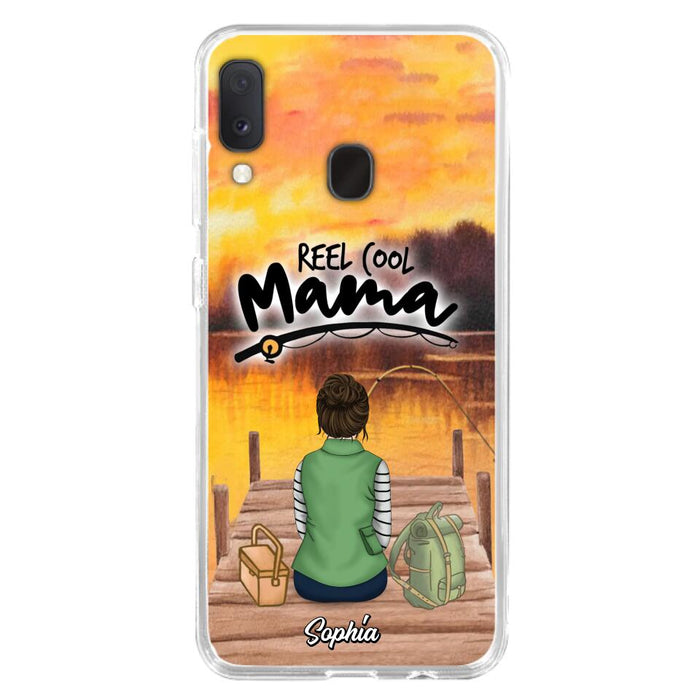 Custom Personalized Fishing Mom Phone Case - Mother's Day Gift Idea For Fishing Lovers - Reel Cool Mama - Case for iPhone/Samsung