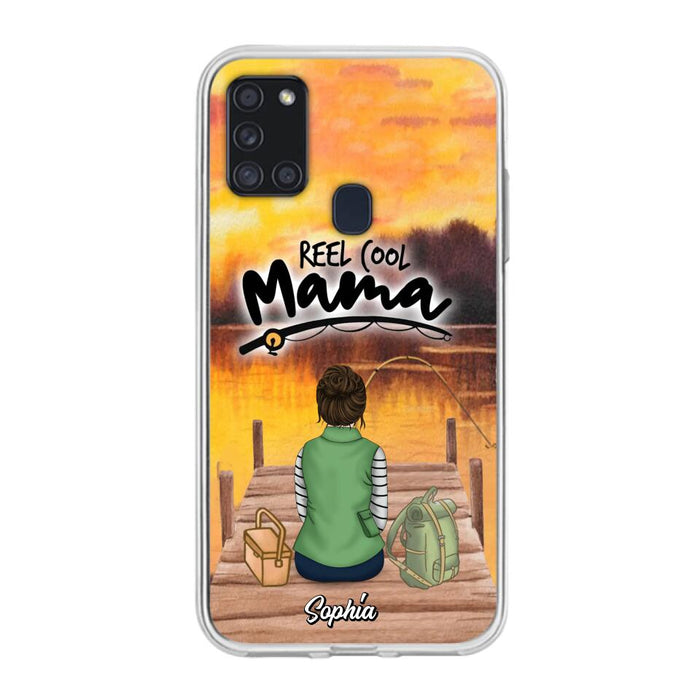 Custom Personalized Fishing Mom Phone Case - Mother's Day Gift Idea For Fishing Lovers - Reel Cool Mama - Case for iPhone/Samsung