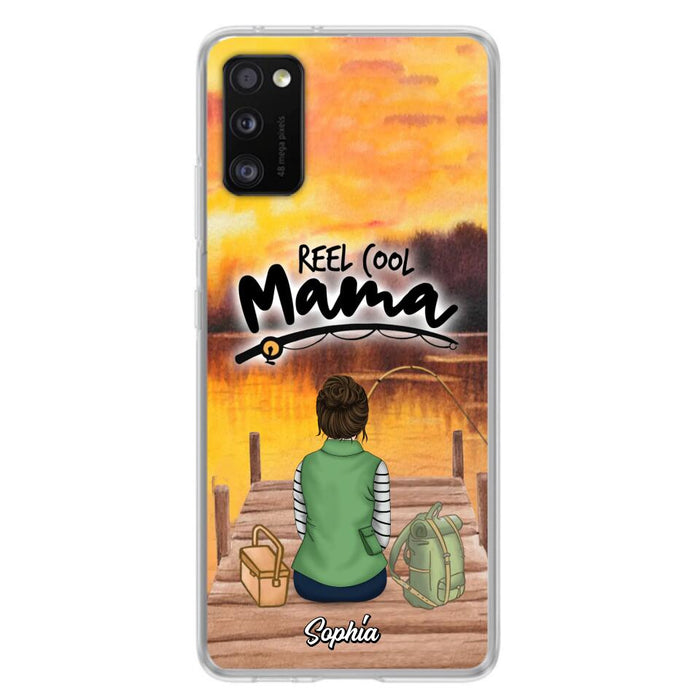 Custom Personalized Fishing Mom Phone Case - Mother's Day Gift Idea For Fishing Lovers - Reel Cool Mama - Case for iPhone/Samsung