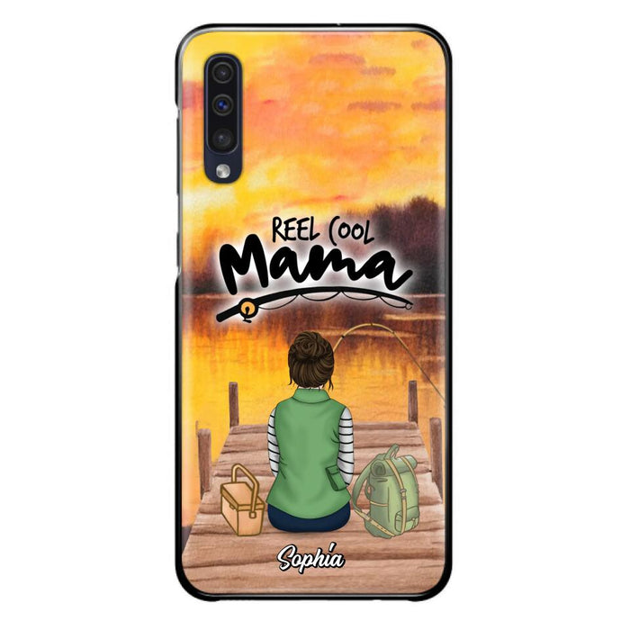 Custom Personalized Fishing Mom Phone Case - Mother's Day Gift Idea For Fishing Lovers - Reel Cool Mama - Case for iPhone/Samsung