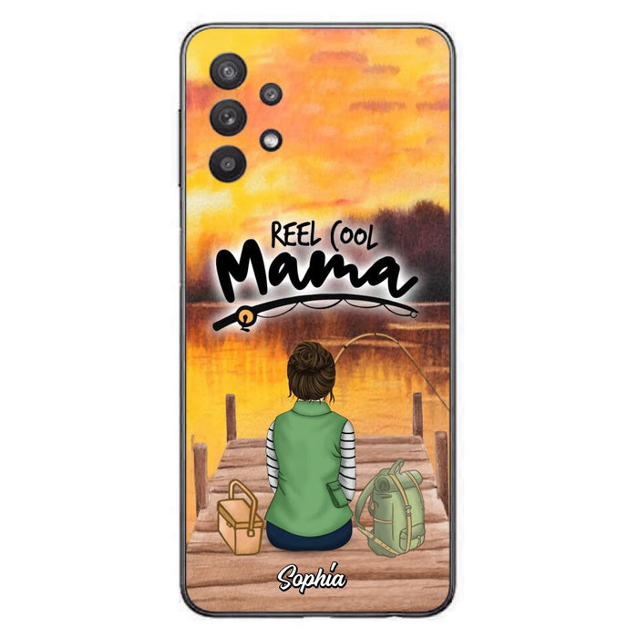 Custom Personalized Fishing Mom Phone Case - Mother's Day Gift Idea For Fishing Lovers - Reel Cool Mama - Case for iPhone/Samsung